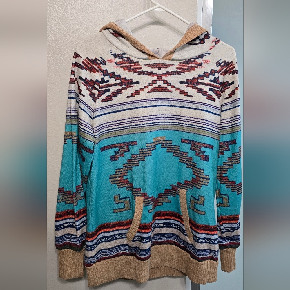 Southwestern Pattern Hoodie